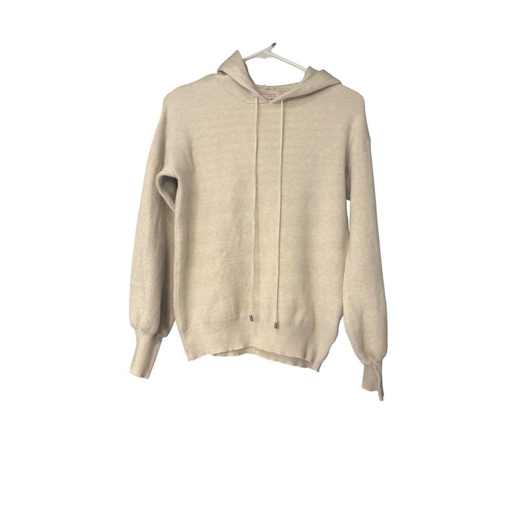 Philosophy‎ Republic Clothing Oatmeal Womens Soft Hoodie XS Cottagecore Casual